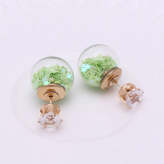 Glitter Ball Stars Fashion Earrings Women Girls Stud Earrings Wedding Jewelry