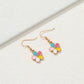 Multicolor Leaf Flower Drop Earrings Cartoon Ear Pendants Accessories Women