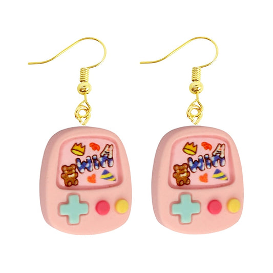 Creative Funny Design Game Pod Drop Earrings Women Creativity Jewelry Cute