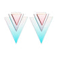 17 Styles Acrylic Iridescent Geometric Laser Dangle Earrings Women Travel