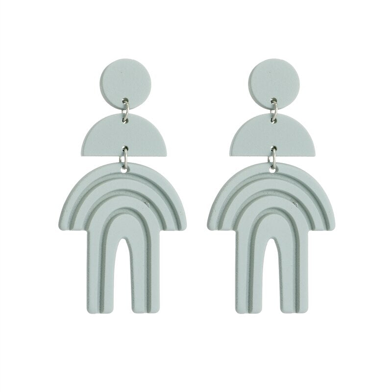 31 Styles Unique Designs Acrylic Drop Earrings Women Travel Fashion Cartoon