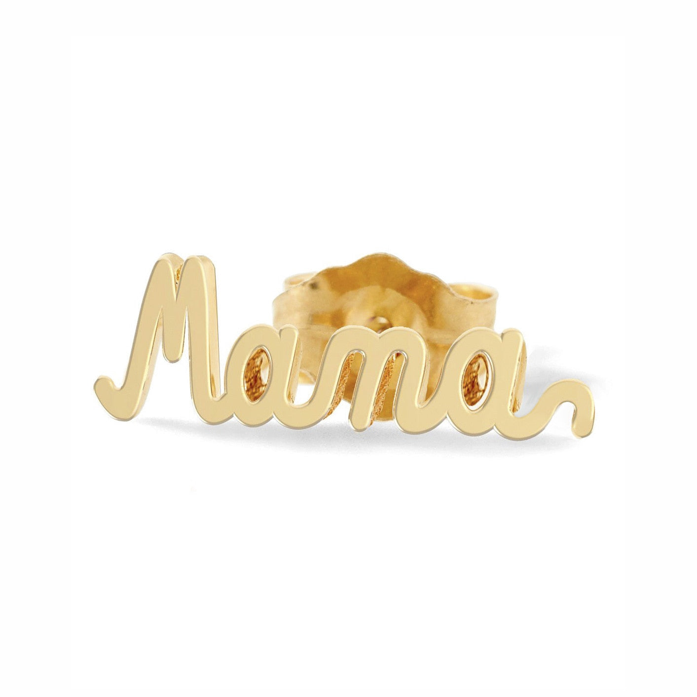 Fire Shaped Mama Letter  Set Mash Up Oil Dripping Street Fashion Women Earrings