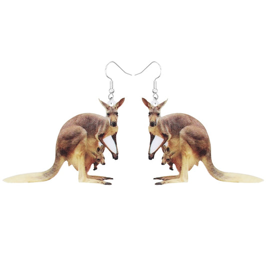 Kangaroo Drop Earrings Women Fashion Creative Art Cute Stylish Jewelry