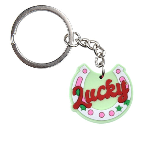 Lucky Shoehorse Keychain Key Ring Alloy Key Chains For Women Men Handbag