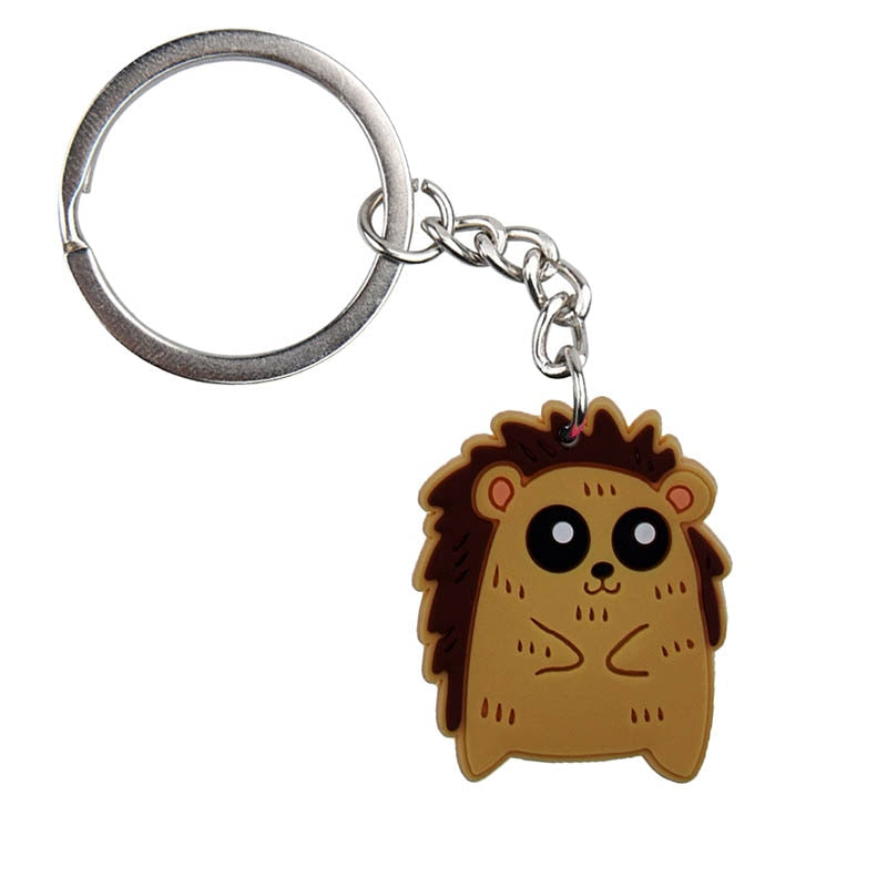 Hedgehog Cute Animals Cartoon Keychain Lovely Shape Key Holder fit women men