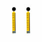 Ruler Acrylic Drop Earrings Women Travel Fashion Cartoon Earrings Creative