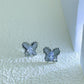 Crystal Butterfly Stud Earrings For Women Jewelry Fashion Women Earring Jewelry