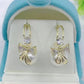 Pearl and Bow Drop Earrings Women Party Wedding Jewelry Dangle Gifts Earrings