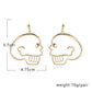 Skull Drop Earrings Women Travel Fashion Cartoon Earrings Creative Jewelry