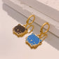 Black and Blue Kitty Drop Earrings Women Creativity Jewelry Cute Earring Girls