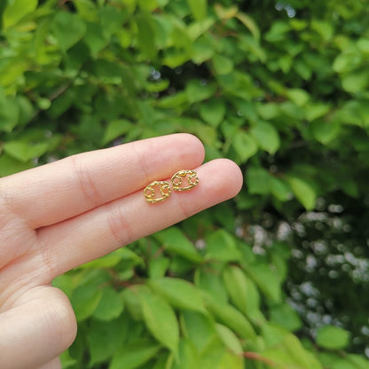 Cancer Constellation Symbol Stud Earrings Jewelry Birthday Gifts