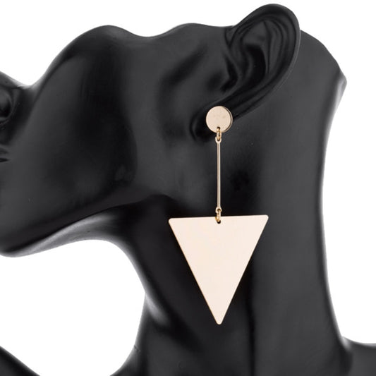 Triangle Pendant Drop Earrings Women Travel Fashion Cartoon Earrings Creative