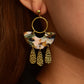 Rain Drops Geometric Pottery Clay Drop Earrings Jewelry For Women Fashion