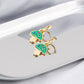 Green Mushroom Drop Earrings Cartoon Art Women Party Jewelry Ear Fashion Pendant