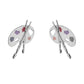Art Paint Fashion Earrings Minimalist Creative Style Ear Studs Earrings