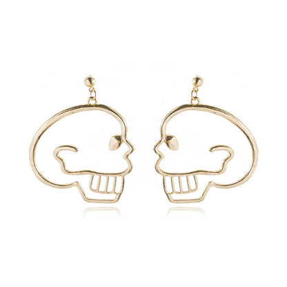 Skull Drop Earrings Women Travel Fashion Cartoon Earrings Creative Jewelry