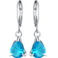 Water Drop Ear Buckle Earrings Zircon Dangle Earrings Women Fashion Modern