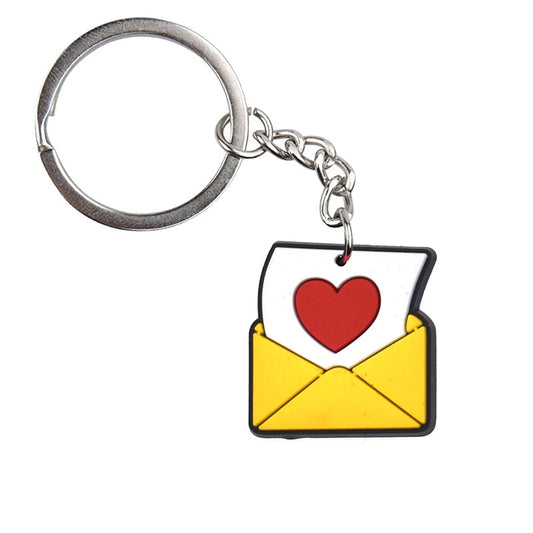 Love Letter Envelope Cute Keychain PVC Keychain Backpack Ornaments Pendant