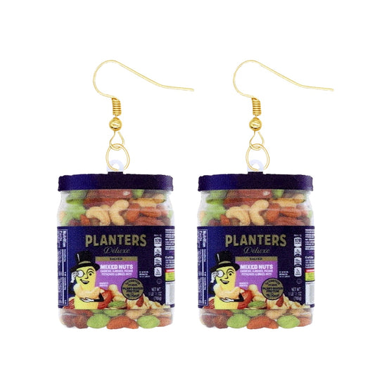 Nuts Mix Candy Bag Funny Design Drop Earrings Women Charms Earring Fashion