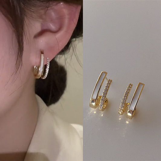 Elegant Stud Earrings Woman Fashion Party Girls Jewelry Accessories