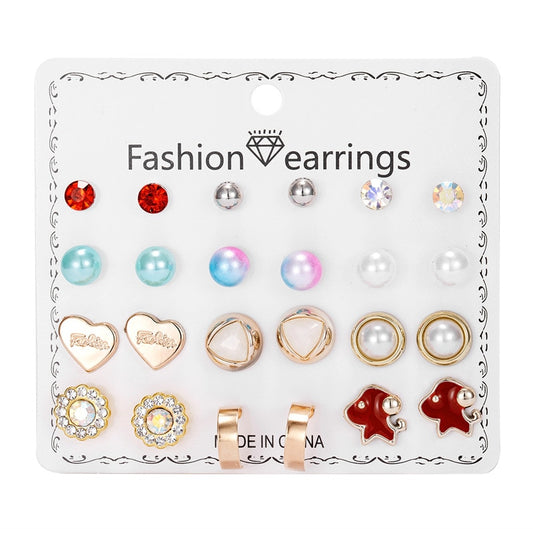 Dog Heart Stud Earrings Women gift Earring Fashion Charm Statement Jewelry