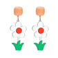 37 Styles Acrylic Mixed Drop Earrings Women Travel Fashion Cartoon Earrings