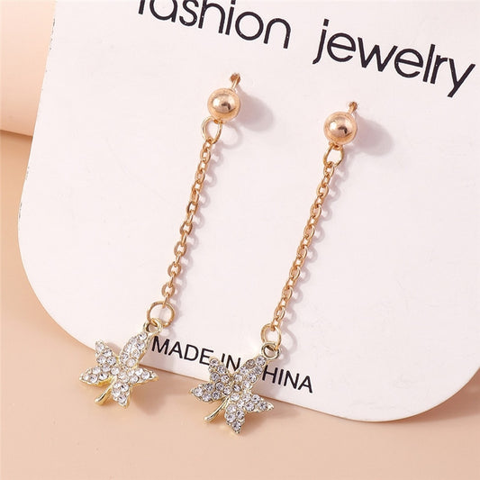 Maple Leaf Drop Dangle Earrings Trendy Women Fashion Earrings Jewelry Gift