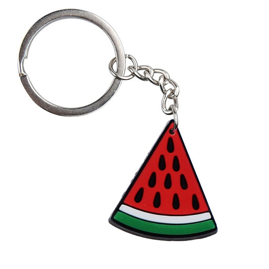 Watermelon Fruit Keyring Cartoon Keychains Souvenir Jewelry Bag Pendant Gift