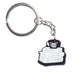 18 Styles PVC Inspirational Slogan Quote Keychain Car Keyring Cartoon Creative