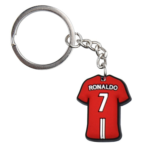 Soccer Player Keychain Party Gift Cute Keyring Cartoon DIY Jewelry Souvenir