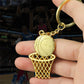 5 Styles Basketball And Net Shape Keychain Charms Basketball Lovers Gift Sports