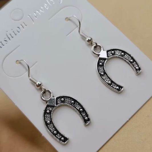 Shoehorse Dangle Earrings Fashion Party Girls Pendant Earrings Women Jewelry