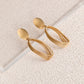 Irregular Lines Design Dangle Earrings for Fashion Stylish Jewelry Drop Earrings