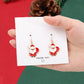 Christmas Santa Design Drop Earrings Women Gifts Earring Cute Girls Eardrop