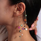 1Pc Colorful Round Beads Ear Wrap Earring Trendy Women Fashion Earrings Jewelry