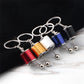 5 Colors Simulation Auto Parts Metal Keychain Speed Gearbox Pendant Keyring For