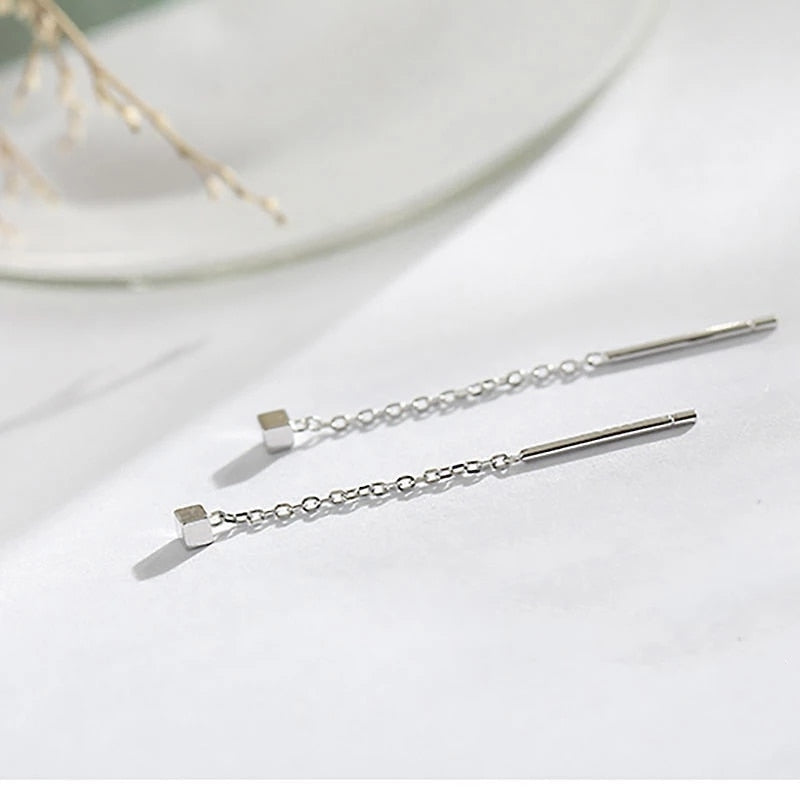 1Pair Cube Drop Earrings Women Charms Earring Fashion Creative Jewelry