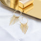 Geometric Tassel Drop Earrings Women Girl Fashion Trendy Jewelry Accessories