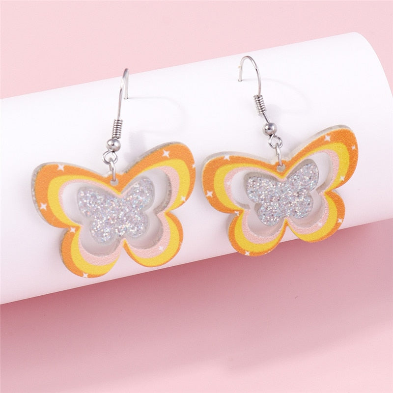 54 Styles Summer Cloud Bow Dangle Earrings Women Gifts Earring Cute Girls