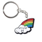 43 Styles Phrase Quotes Keychain Car Keyring Cartoon Creative Pendant Souvenir