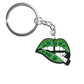 20 Styles Hemp leaf Soft PVC Keychain Smoke Green Rubber Key Ring Hiphop Pendant