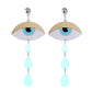 Eyes and Tears Drop Earrings Women Travel Fashion Cartoon Earrings Creative