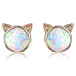 18 Styles Cute Unicorn Cartoon Fashion Stud Earrings Women Girl Earrings Jewelry
