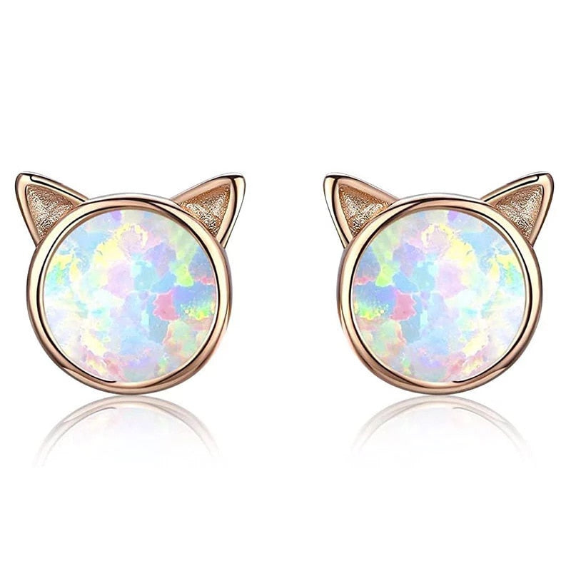 18 Styles Cute Unicorn Cartoon Fashion Stud Earrings Women Girl Earrings Jewelry