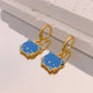 Blue Kitty Drop Earrings Women Creativity Jewelry Cute Earring Girls Gift