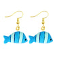 43 Styles Colorful Acrylic Animal Design Cartoon Dangle Earrings Women Gifts