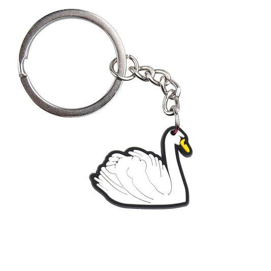 Swan Animal Ballet Keychain Party Gift Cute Keyring Cartoon DIY Jewelry Souvenir