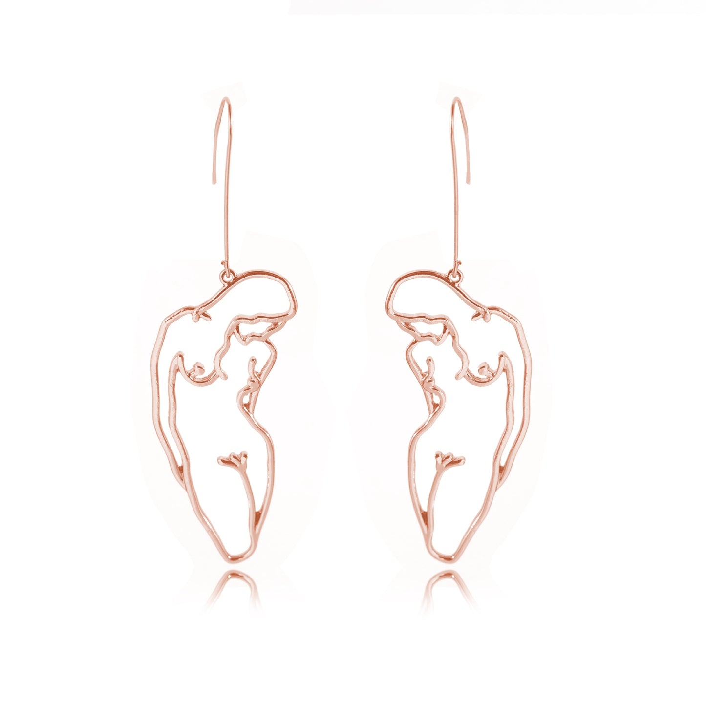 Abstract Girl Drop Earrings Women Travel Fashion Cartoon Earrings Creative