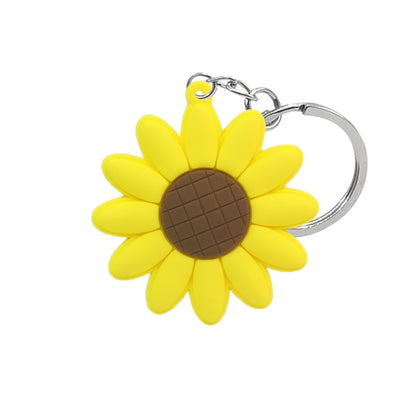 14 Styles PVC Cute Keychain Lovely Fruit Pineapple Cherry Car key Pendant