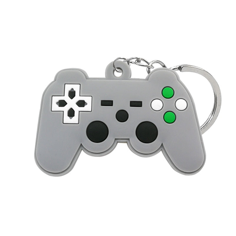 47 Styles Colorful Gamepad Joystick Keychain Cartoon Key Holder Car handbag